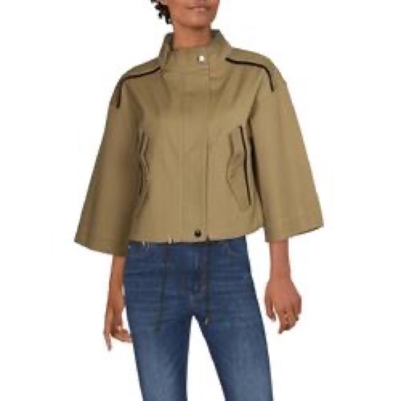Lysse Jackets & Blazers - NWT Lysse  tan crop cape jacket